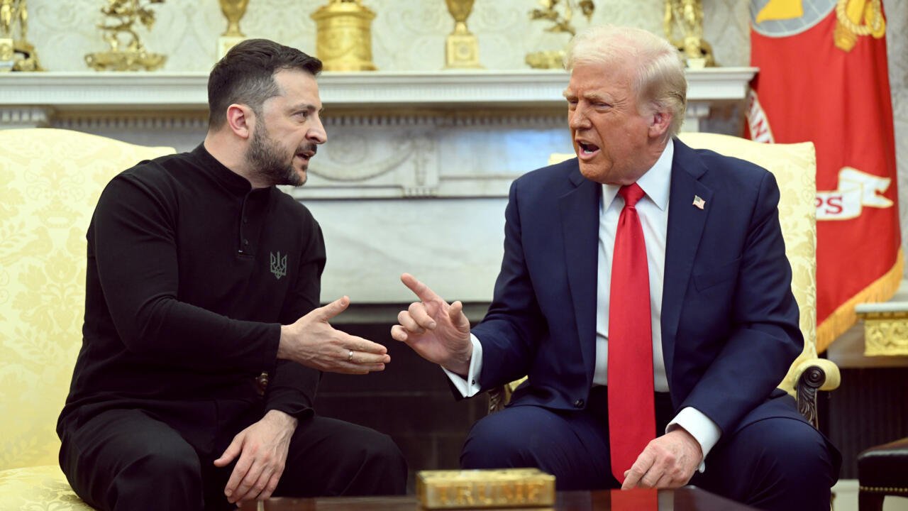 Trump-Zelensky Relations, Ukraine War, and U.S. Role: Key Insights for UPSC 2025 Ukrainian President Volodymyr Zelensky addressing the U.S. Congress to rally international support during the Russia-Ukraine war."